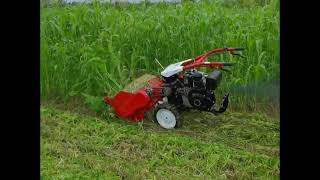 Power tiller mulcher flail mower [upl. by Saihttam]