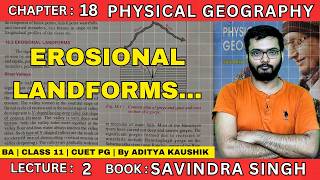 L2 Running Water and Fluvial Landforms  Physical Geography  World Geography  Savindra Singh [upl. by Tilford]