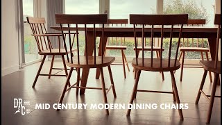 Mid Century Modern Dining Chairs [upl. by Aninep]