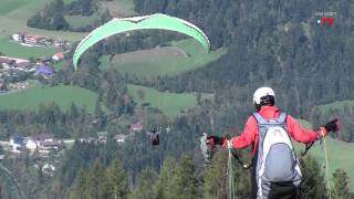 Gleitschirmfliegen in Kössen  Tirol [upl. by Cherey913]