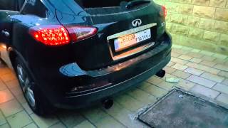 2008 Infiniti EX35 Straight Pipedmuffler deleted [upl. by Yelda448]