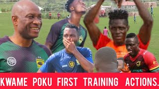 KWAME POKU SCORES IN FIRST TRAINING SUPER ISAAC MINTAH OTUMFOU FINALLY CALLS FOR [upl. by Asia]