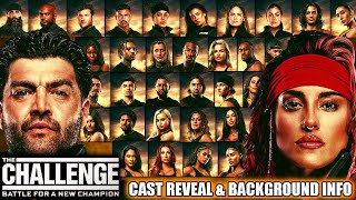 The Challenge 39 BATTLE FOR A NEW CHAMPION CAST REVEAL amp BACKGROUND INFO [upl. by Parfitt689]