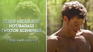 Klaus Mikaelson hotbadass twixtor scenepack 1080p with coloring [upl. by Shu]