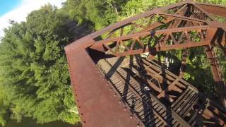 Harvard Ma Bridge Jump 68 Foot Gainer [upl. by Wheeler]