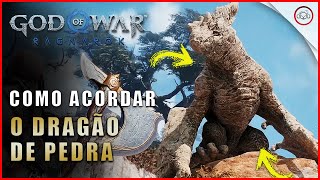 God of war Ragnarok Como acordar o Dragão de Pedra  Super dica [upl. by Mil]