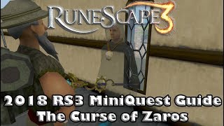 RS3 Miniquest Guide 2018  The Curse of Zaros  How to obtain the Ghostly Cloak [upl. by Aindrea]