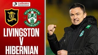 Livingston 12 Hibernian  Three Goals in the Last 20 Minutes  Ladbrokes Premiership [upl. by Karyl]