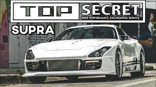 Top Secret Supra Built by quotSmokey Nagataquot Comes to the USA Widebody HKS 34L Stroker [upl. by Red969]