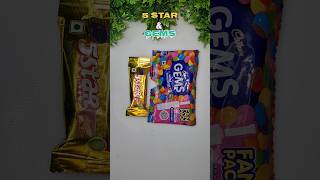 5star Chocolate or mini Gems Chocolate Popsicle shorts youtubeshorts [upl. by Ezalb]