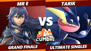 Cumbre 2 GRAND FINALS  Tarik Greninja Vs Mr E Lucina Smash Ultimate  SSBU [upl. by Ardnoek]