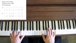 How to Play Blueberry Hill Boogie Woogie  with Sheet Music [upl. by Romito190]