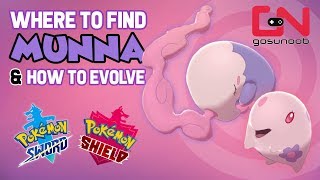 Where to find Munna amp How to Evolve Into Musharna  Pokemon Sword and Shield Munna Evolution [upl. by Other]