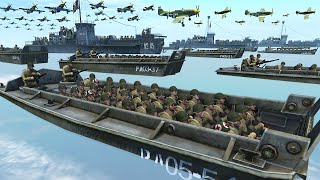 This New DDAY BEACH INVASION Simulator is TERRIFYING amp REALISTIC  Men of War WW2 Mod [upl. by Thompson198]