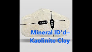 Kaolinite mineral identifiedKaolin clay [upl. by Kcira]