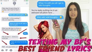 TEXTING MY BOYFRIENDS BEST FRIEND quotWILD THOUGHTSquot RIHANNA x DJ KHALED LYRICS  Just Sharon [upl. by Haydon687]