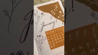 bullet journal spread ⭐️ January 2023 layout [upl. by Lynnelle254]