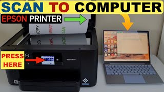 How To Scan With Epson Printer  Scan To Computer or Laptop [upl. by Vullo]