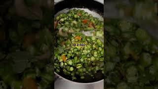 Bhindi bhindirecipe 10millionsviews trending asmrvideo [upl. by Noroj]