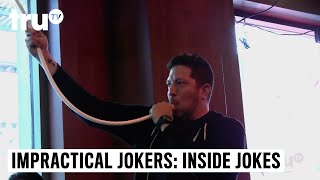 Impractical Jokers Inside Jokes  Sals TenFoot Straw  truTV [upl. by Nrubloc256]