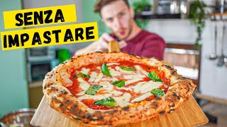 La PIZZA più FACILE del MONDO SENZA IMPASTARE [upl. by Laing]