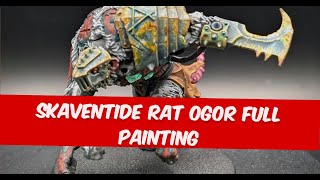 Skaventide Rat Ogor  Full Painting session [upl. by Carleen]