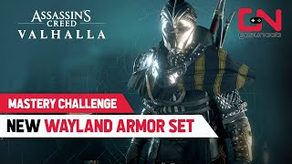 AC Valhalla NEW Wayland Armor Set Showcase  Mastery Challenge Update [upl. by Glanville]