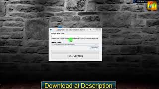 Google Books Downloader Lite 10 [upl. by Lyudmila]