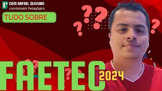 FAETEC 2024  Últimos Dias de Inscrições [upl. by Tnomed]