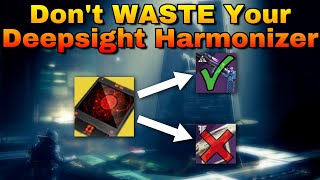 Understanding the New Deepsight Harmonizer and Other Crafting Updates  Destiny 2 Crafting Guide [upl. by Samtsirhc959]