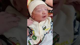 Forceps delivery of a newborn baby shorts youtube [upl. by Akirdnas]