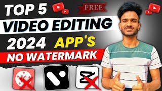 Top 5 video editing app for android  No watermark  5 best video editing app  2024 [upl. by Irehs]