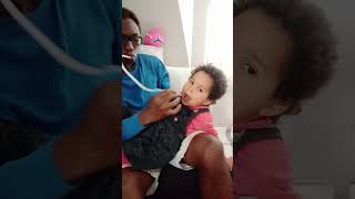 How to remove catarrh from babies nose catarrh nosefrida baby nasalwash nasaldrop snotsucker [upl. by Lyall]