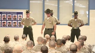 Marine Corps Drill Instructors Meet Recruits for The First Time  MCRD Parris Island [upl. by Llennahs232]