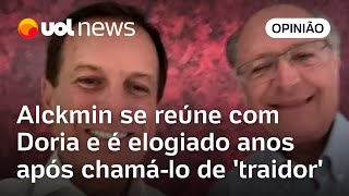 Alckmin se reúne com Doria e recebe elogios anos após chamálo de traidor Josias e Tales analisam [upl. by Cung897]