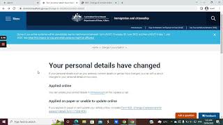 How To Update Your Passport or Personal Details on Australian Visa and Immigration systems [upl. by Tecu]