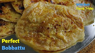 నేతి బొబ్బట్లు  PuranPoli  How to make perfect Bobbatlu at Home in Telugu by Vismai Food [upl. by Andryc761]