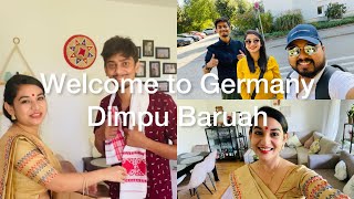 আমাৰ বিদেশৰ ঘৰত Dimpu BaruahWelcome to Germany 🥳DimpusVlogs DimpuBaruah [upl. by Ahern]