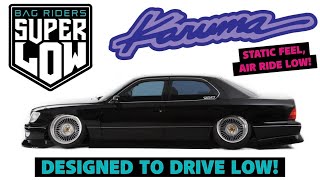 LS400 GETS SUPER LOW WITH BAG RIDERS AIR SUSPENSION [upl. by Petit]