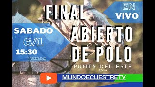 🏇 ¡Gran Final en Vivo con ESPN Polo  Abierto de Polo Copa Itaú  Mundo Ecuestre TV 🏆 [upl. by Nesyla]