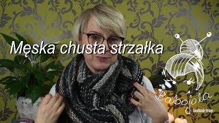 Chusta STRZAŁKA na drutach Jak zrobić How to Make Knit Shawl [upl. by Hamaso]