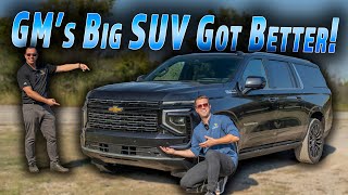 2025 Chevrolet Tahoe amp Suburban Quick Review  Chevys Biggest Got Better [upl. by Elmajian779]