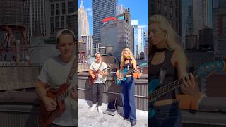 Jamming with Blu DeTiger on a NYC rooftop [upl. by Thibault]