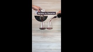 Should You Use an Aerator or a Decanter [upl. by Therese174]