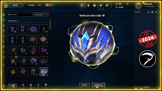 50x Worlds 2024 Orbs Worlds 2024 Mega Orb Bundle opening  League Of Legends [upl. by Enrak]