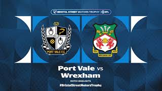 Port Vale v Wrexham Highlights [upl. by Yci989]