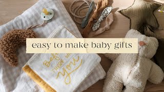 10 DIY Baby Gift Ideas  Beginner Sewing Tutorial [upl. by Nylloh]