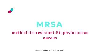 MRSA  Methicillin Resistant Staphylococcus Aureus  Pronunciation [upl. by Aniez]