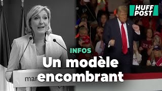 Donald Trump de candidat modèle à boulet du Rassemblement national en France [upl. by Pansie]