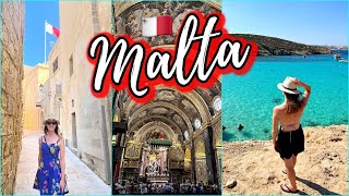 MALTA VLOG 🇲🇹 Travel Guide Things To Do Tips Valletta Mdina Blue Lagoon Gozo Comino 3 Cities [upl. by Alegna]